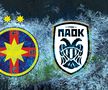 Va fi ger cumplit la FCSB - PAOK / Fotomontaj Diana Vasilescu