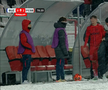 Alexandru Pantea s-a accidentat în Buzău - FCSB și a părăsit terenul în lacrimi, foto: captură Prima Sport