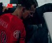Alexandru Pantea s-a accidentat în Buzău - FCSB și a părăsit terenul în lacrimi, foto: captură Prima Sport