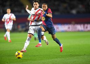 Barcelona - Rayo Vallecano 1-0 » Catalanii preiau șefia în La Liga după un meci controversat. Cum s-a descurcat Rațiu: i-a făcut „ruleta” lui Raphinha