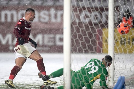 Denis Ciobotariu (26 de ani) a marcat primul gol pentru Rapid în victoria cu Botoșani, scor 1-0, și a vorbit despre condițiile grele în care s-a disputat meciul din Giulești.