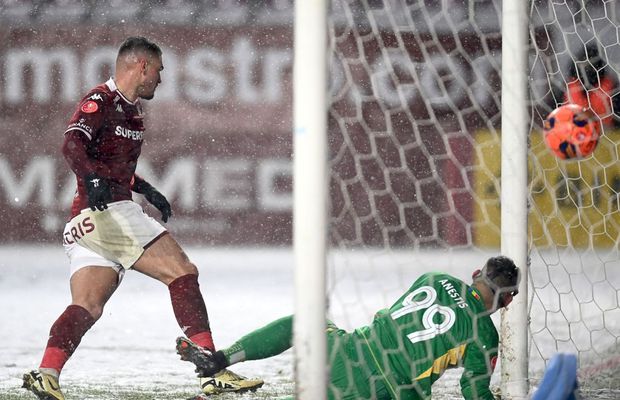 Denis Ciobotariu a fost eroul Rapidului în duelul cu Botoșani: „Nu am să vă mint, a fost groaznic”