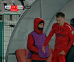 Alexandru Pantea s-a accidentat în Buzău - FCSB și a părăsit terenul în lacrimi, foto: captură Prima Sport