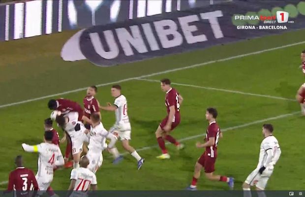 Sibienii protestează față de arbitrajul din meciul cu CFR: „Opriți-vă! E prea mult! Ajunge!”