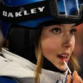 Eileen Gu (China), în timpul probei de big air de la JO de la Milano-Cortina 2026 / Foto: Imago Images