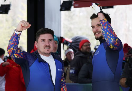 Mihai Cristian Tentea și George Iordache, bobul României la Jocurile Olimpice / FOTO: Imago