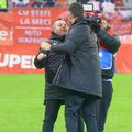 Florentin Petre l-a îndemnat pe Claudiu Niculescu să înjure Steaua la finalul partidei cu Unirea Slobozia // FOTO: Ionuț Iordache (GSP.ro)