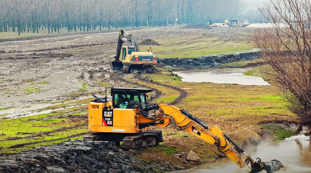 Ferma lui Gigi Nețoiu a fost inundată