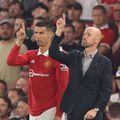 Cine e antrenorul? Cristiano Ronaldo și Erik ten Hag dau indicații în același timp / foto: Imago