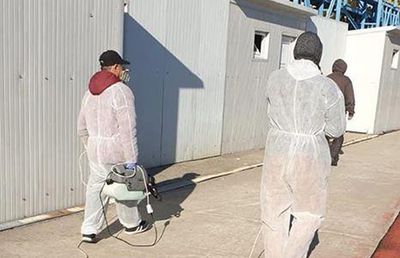 CORONAVIRUS. Dezinfecție la stadionul lui FC Voluntari: „Mai bine prevenim decât să tratăm”