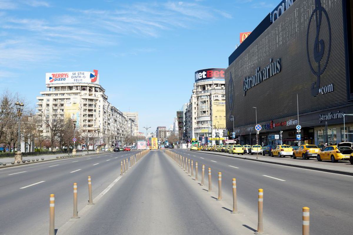 CORONAVIRUS. FOTO București, un oraș pustiu » Imagini surprinse azi: fotoreporterul GSP a luat străzile la pas