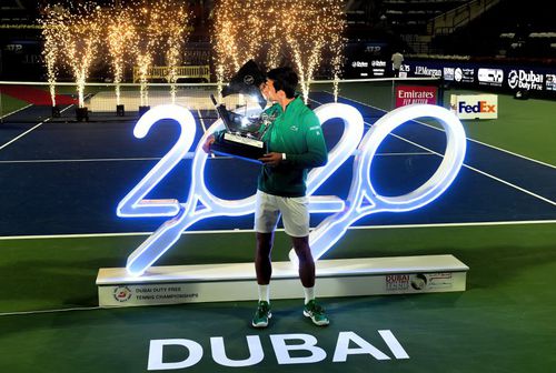 Novak Djokovic a câștigat turneul de la Dubai din 2020