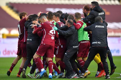 Bucuria celor de la Torino după golul de 3-2 // foto: Guliver/gettyimages