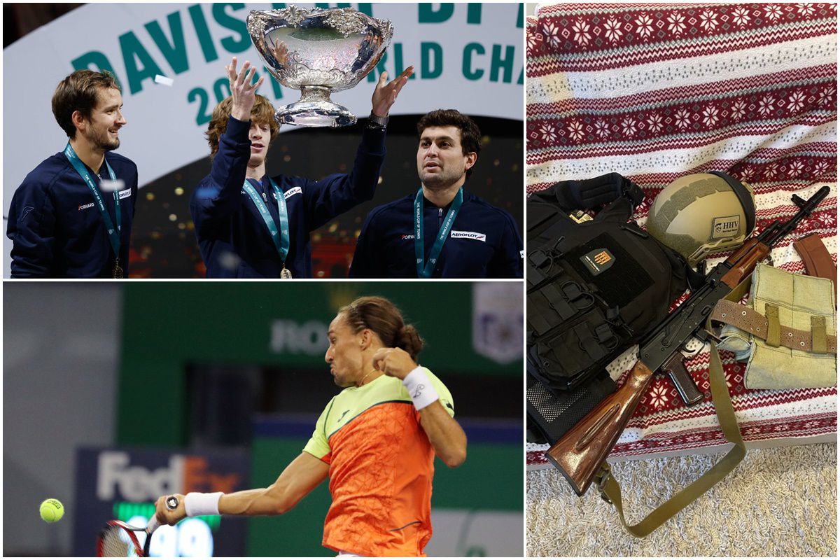 Jucătorul plecat cu mitraliera la Kiev nu îi mai vrea pe Medvedev sau Rublev în tenis: „Toți rușii sunt responsabili pentru ce face președintele lor!”