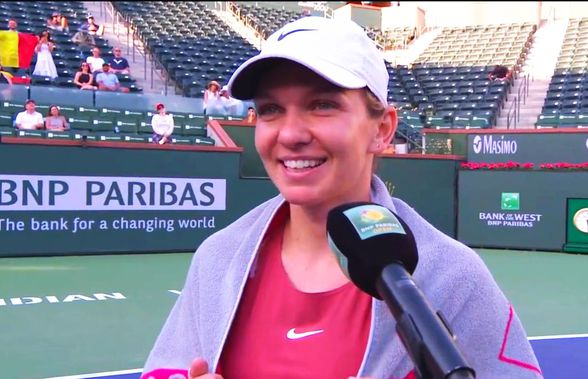 Simona Halep, detalii despre victoria fulminantă de la Indian Wells: „Asta am făcut de dimineață și totul a mers perfect”