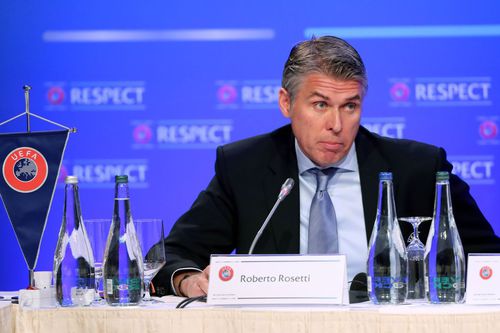 Roberto Rosetti (55 de ani), șeful comisiei pentru arbitri din cadrul UEFA, a vorbit despre calitatea arbitrajului românesc.
Foto: Imago