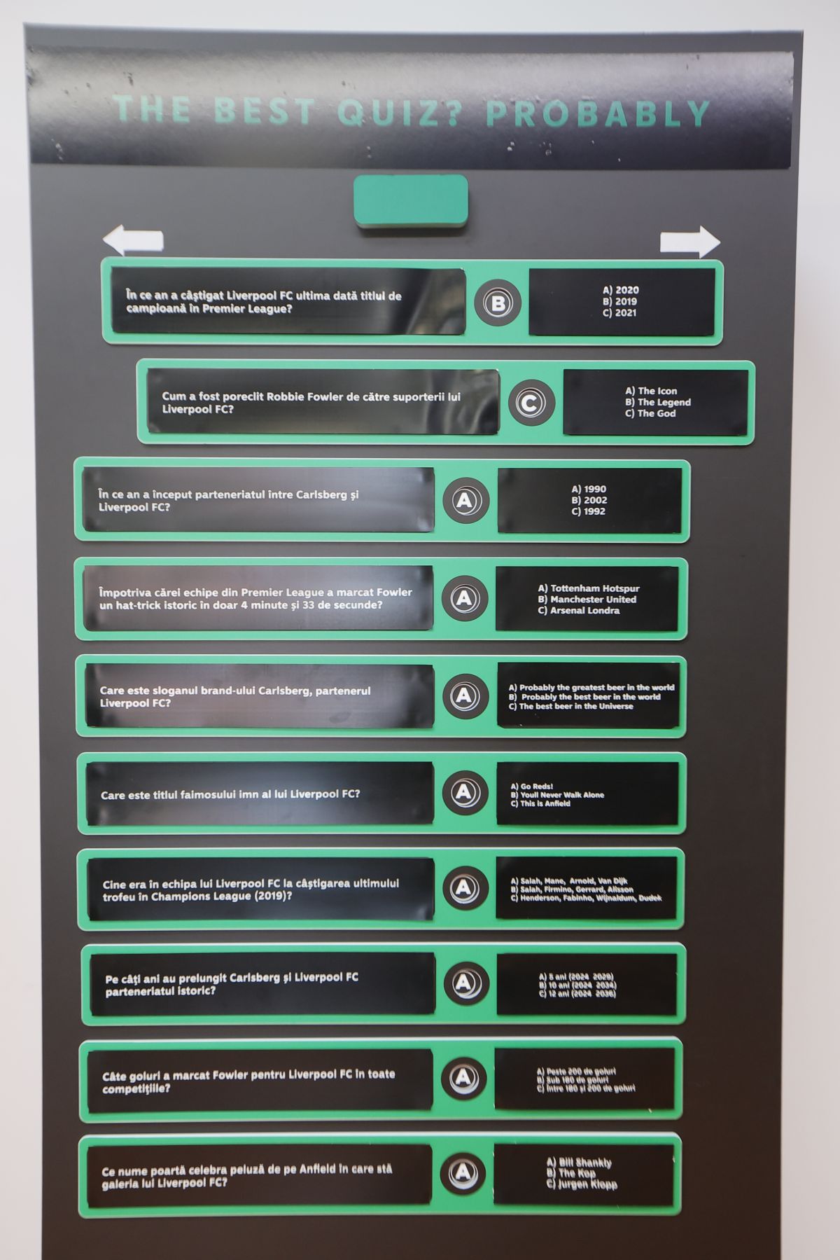 Robbie Fowler - muzeul fotbalului