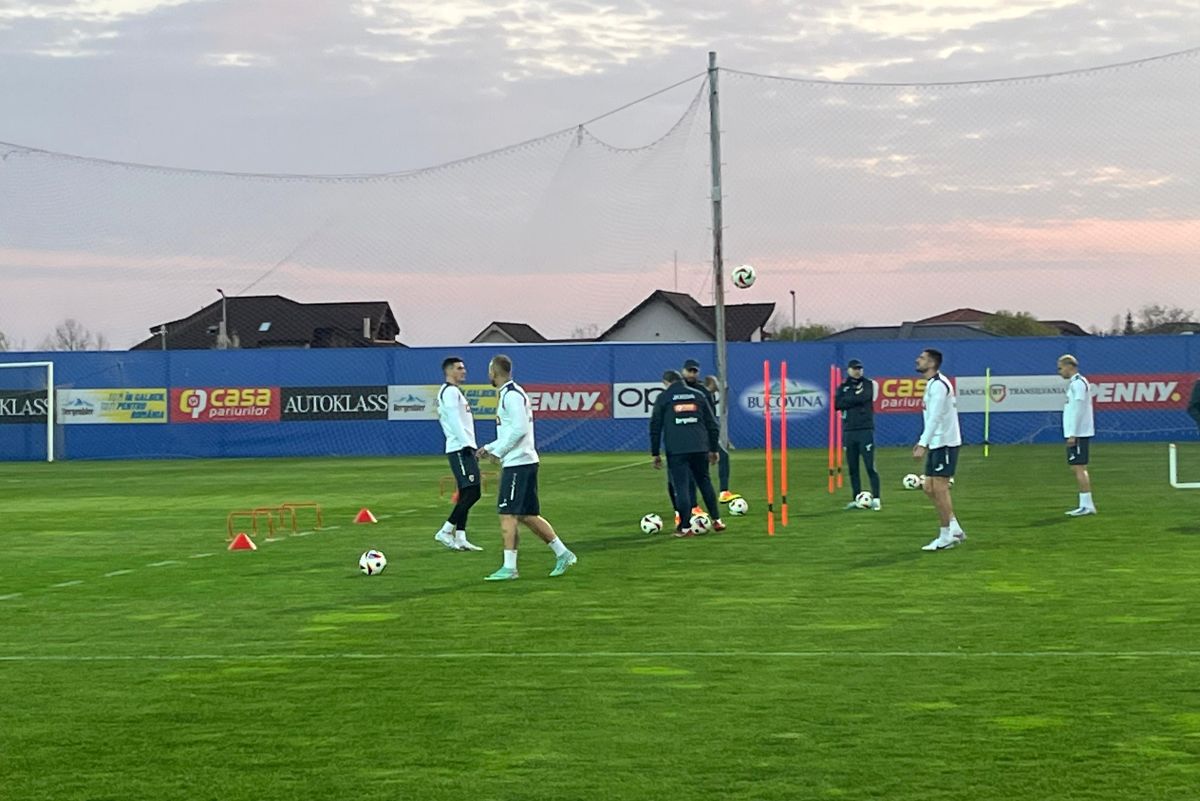 „Tricolorii” au primit mingea oficială de la EURO 2024. Imagini de la primul antrenament