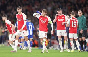 Zmei în Premier League, dar cu emoții mari în Champions League! Care e motivul pentru discrepanța de la Arsenal?