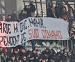 Dinamoviștii, banner INTERZIS la Sibiu! Cui era adresat mesajul și ce au afișat până la urmă suporterii