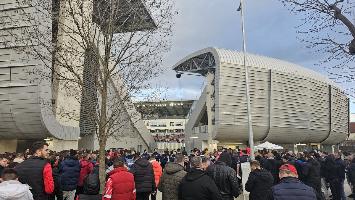 Imagini înainte de Hermannstadt - Dinamo