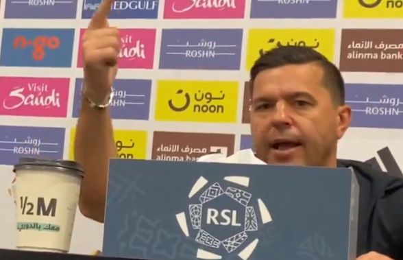 A venit sancțiunea pentru Cosmin Contra, după atacul dur asupra arbitrajului din meciul pierdut cu Al-Hilal!