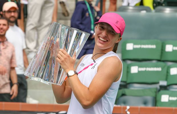 Iga Swiatek, ce triumf la Indian Wells! Poloneza și-a spulberat adversarele și a bifat borne impresionante