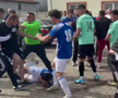 Incident șocant în Sibiu! Un fotbalist a fost CĂLCAT pe cap și umplut de sânge de suporterii și jucătorii adverși: „Am depus plângere penală”