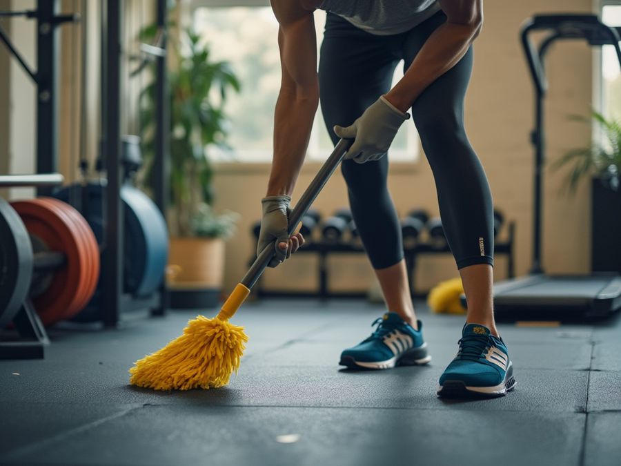 Cum să menții sala de sport curată