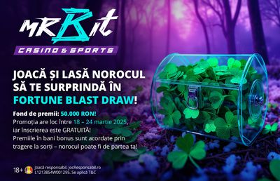 Fortune Blast Draw: Momente pline de emoții cu Mr Bit
