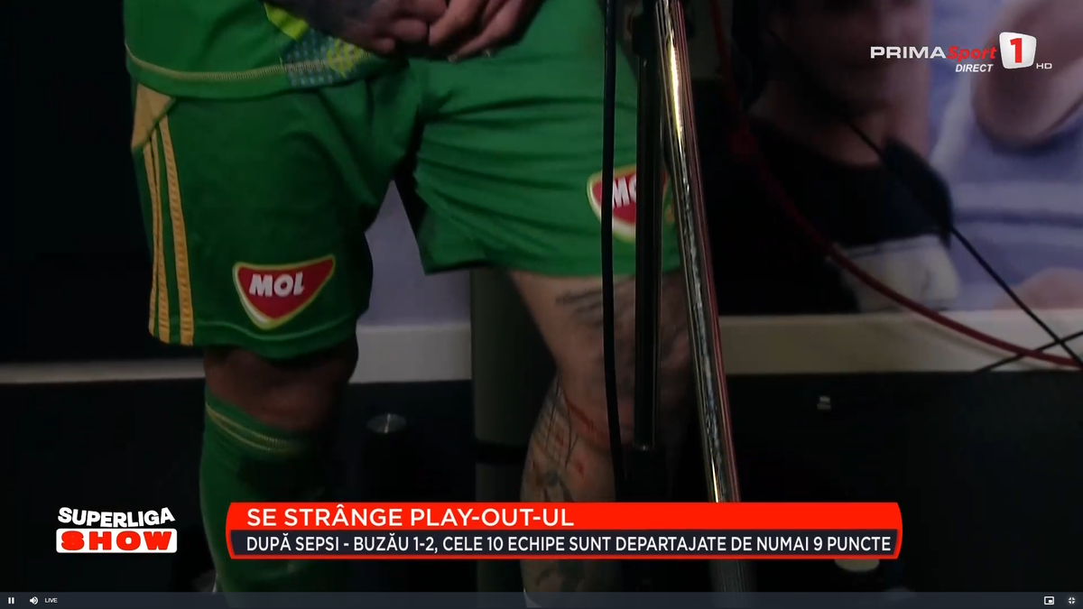 Cum arată piciorul lui Niczuly, după contactul cu Luckassen