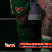 Cum arată piciorul lui Niczuly, după contactul cu Luckassen, foto: captură Prima Sport