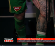Cum arată piciorul lui Niczuly, după contactul cu Luckassen, foto: captură Prima Sport