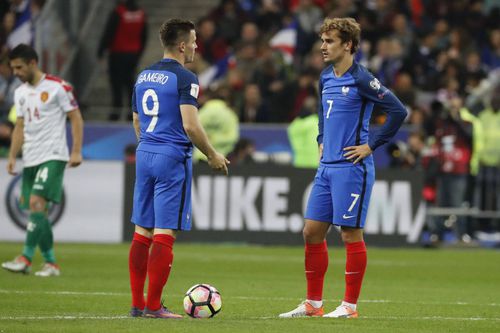 Kevin Gameiro și Antoine Griezmann