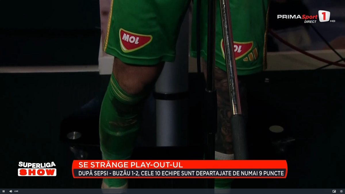 Cum arată piciorul lui Niczuly, după contactul cu Luckassen