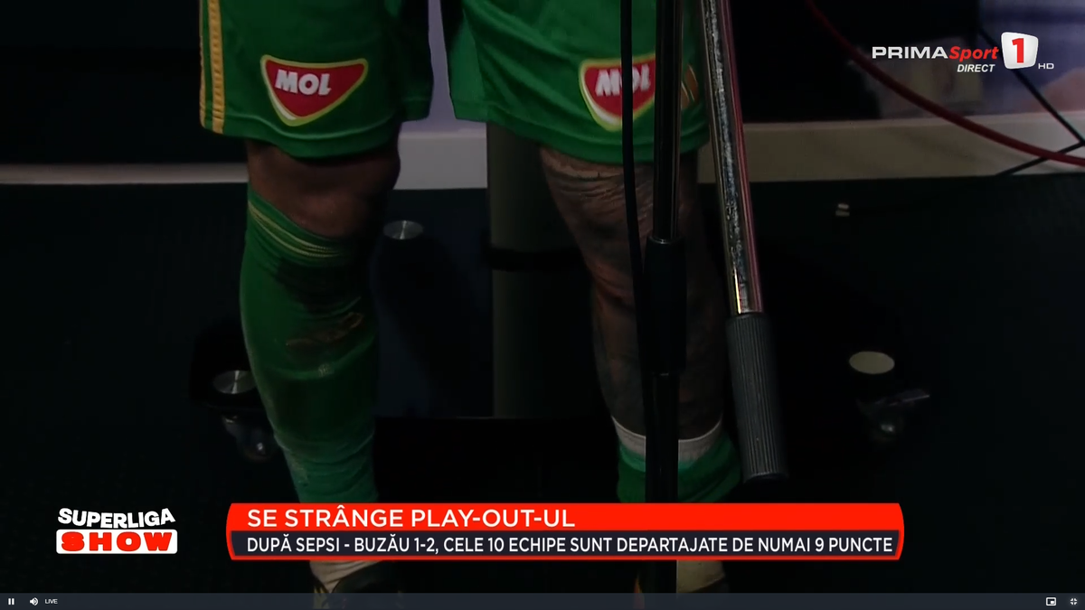 Cum arată piciorul lui Niczuly, după contactul cu Luckassen