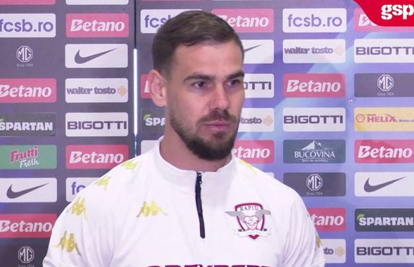 Koljic a dezvăluit ce a vorbit cu Feșnic la faza care a aprins derby-ul: „Nu meritam să iau galben”