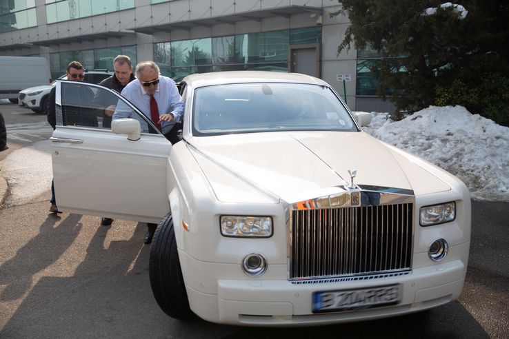 Mașina lui Ion Țiriac FOTO: Ionuț Iordache (GSP)
