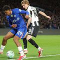 Wesley Fofana (în albastru) a greșit și la Paris, și împotriva lui Newcastle / Foto: Imago