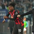 Rafael Leao (aici în conflict cu Allegri în meciul cu Lazio) are 9 goluri și 2 assisturi în 22 de meciuri jucate în acest sezon la AC Milan / Foto: Imago