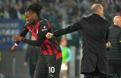 Conflict la AC Milan, Allegri a intervenit să calmeze spiritele » Reacția enigmatică a lui Rafa Leao