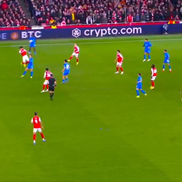 Gol senzațional marcat de Eze // Captură foto: X