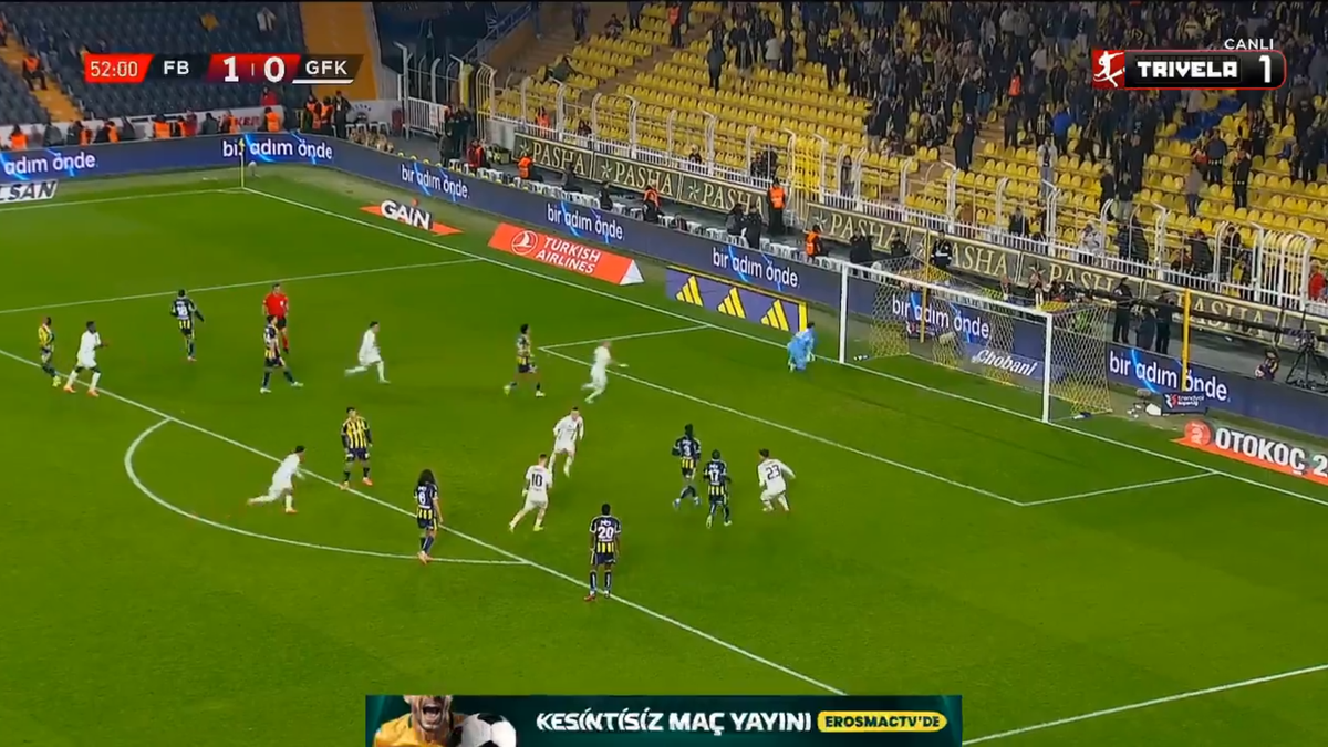 Alex Maxim, gol împotriva lui Fenerbahce
