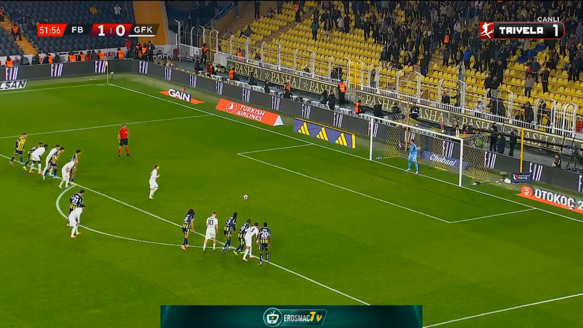 Alex Maxim, gol împotriva lui Fenerbahce