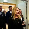 Nadia intrând în sala în care a avut loc conferința FOTO Ștefan Petre