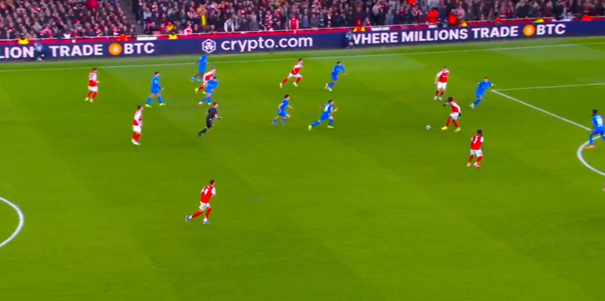 Gol senzațional în Arsenal - Leverkusen » Coechipierii și-au pus mâinile în cap