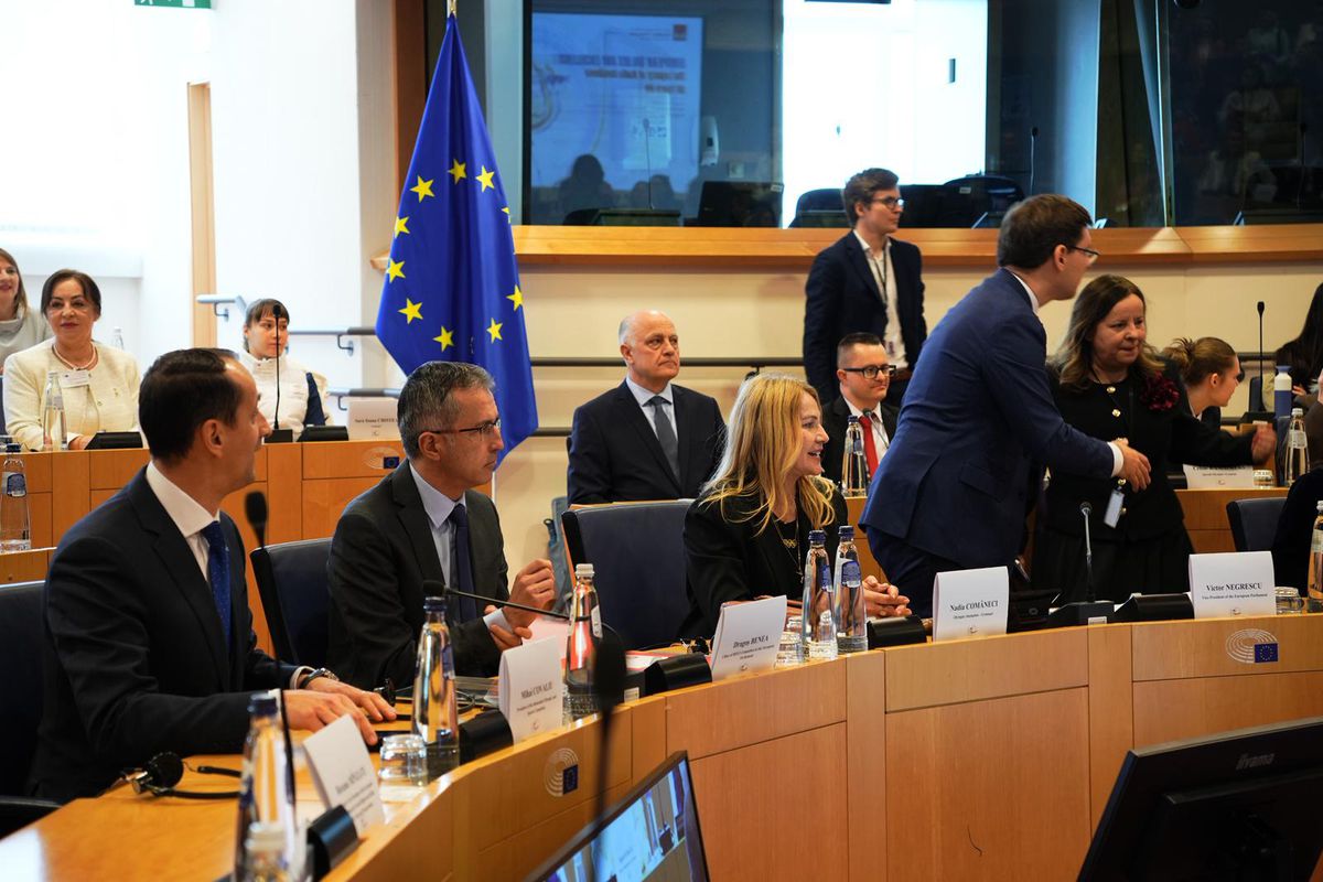 Nadia Comăneci, discurs în Parlamentul European