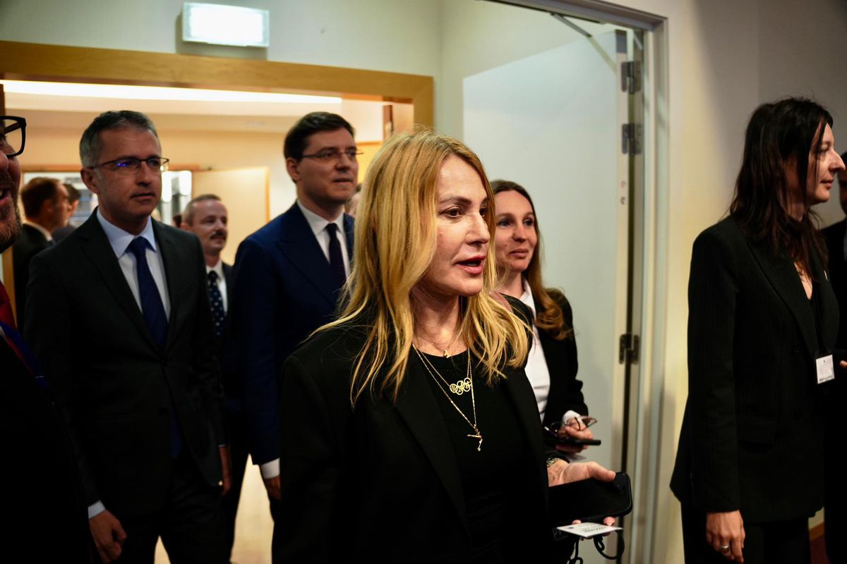 Nadia Comăneci, discurs în Parlamentul European