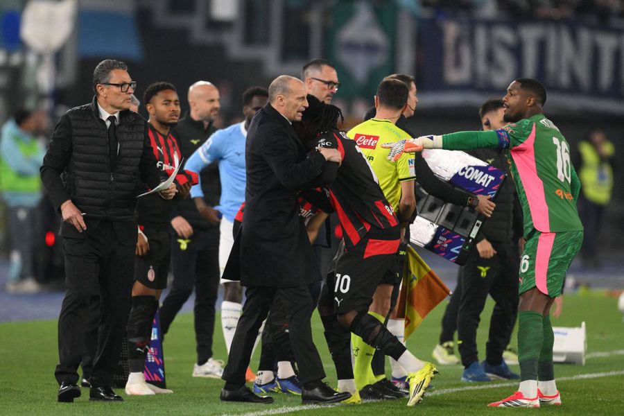 Conflict la AC Milan, Allegri a intervenit să calmeze spiritele » Reacția enigmatică a lui Rafa Leao