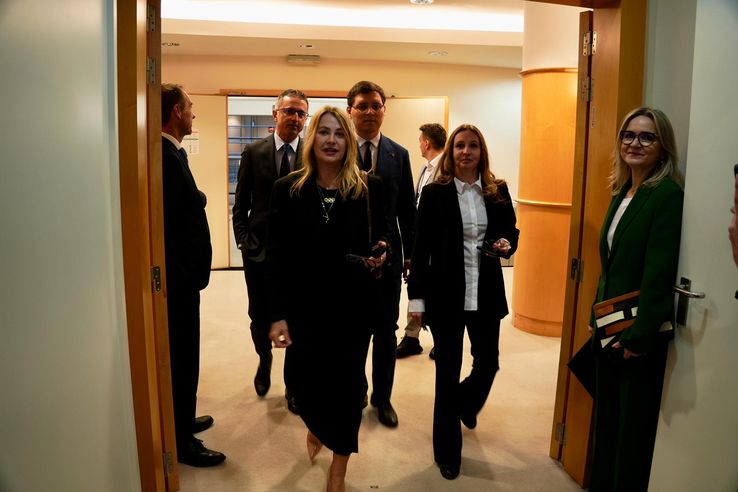 Nadia Comăneci la Parlamentu European FOTO Ștefan Petre